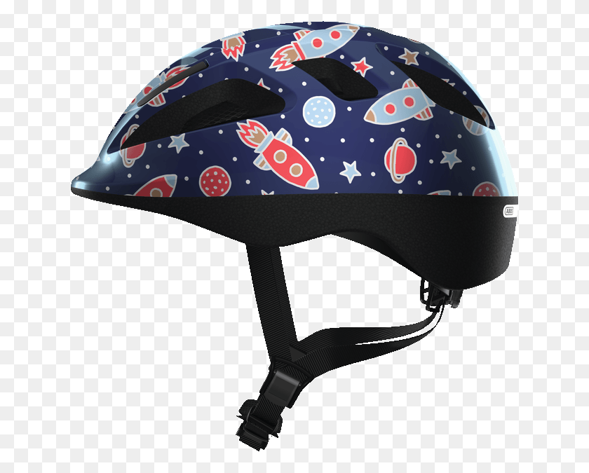 640x615 Blue Space M Abus Smooty 2.0 Helmet, Clothing, Apparel, Crash Helmet HD PNG Download