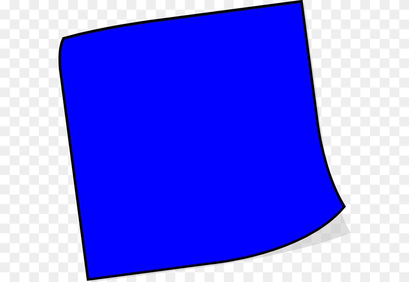 Blue Sticky Note Clip Art Clipart PNG