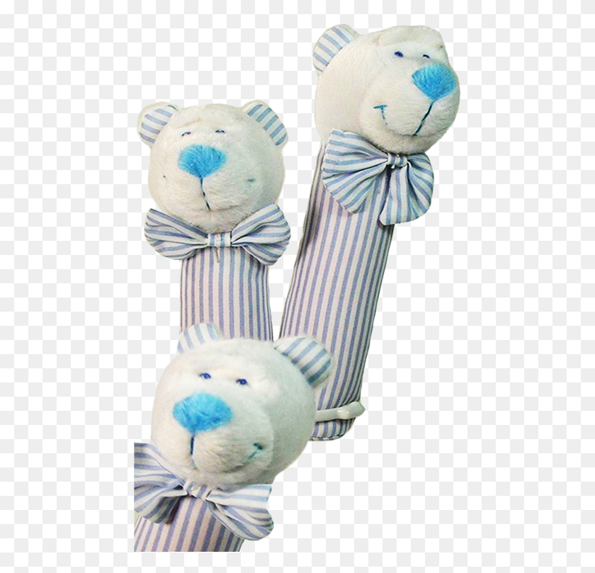 464x749 Blue Stripe Bear Hand Squeaker Teddy Bear, Clothing, Apparel, Plush HD PNG Download