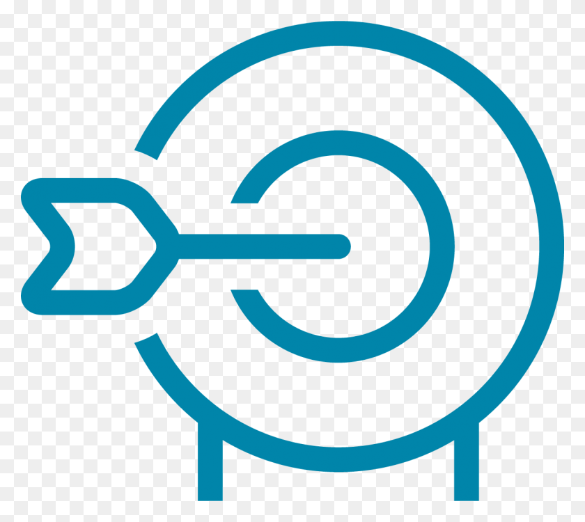 1198x1060 Blue Target Icon Circle, Logo, Symbol, Trademark HD PNG Download