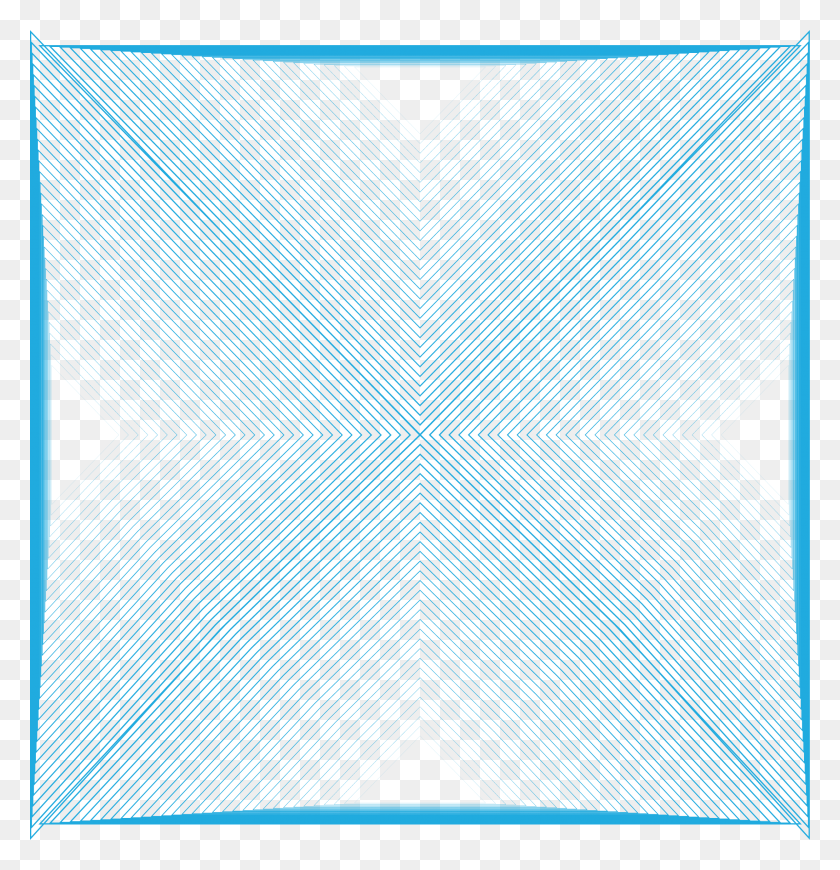2476x2573 Blue Transparent Geometric Slope, Pattern, Rug, Paper Descargar Hd Png