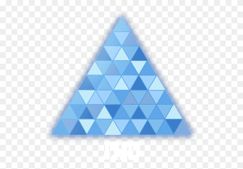 539x523 Descargar Png Triángulo Azul Cyberlife Triángulo, Teléfono Móvil, Electrónica Hd Png