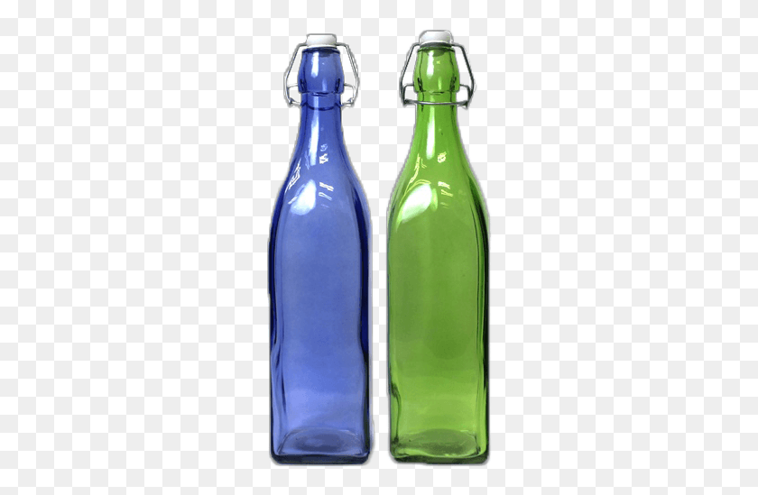 253x489 Голубая Вода Стеклянные Бутылки, Бутылка, Алкоголь, Напитки Hd Png Скачать