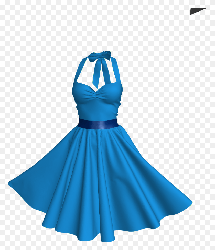 939x1105 Blue Women Dress Clothes Image Blue Dress, Clothing, Apparel, Evening Dress Descargar Hd Png