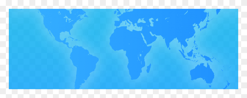 2000x700 Mapa Del Mundo Azul Png / Mapa Png