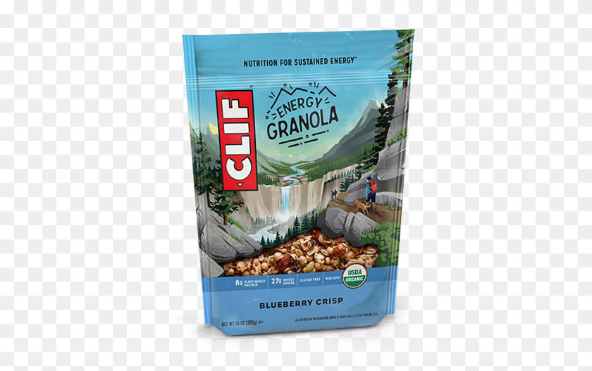 350x467 Blueberry Crisp Packaging Clif Energy Granola 10 Oz, Person, Advertisement, Poster HD PNG Download