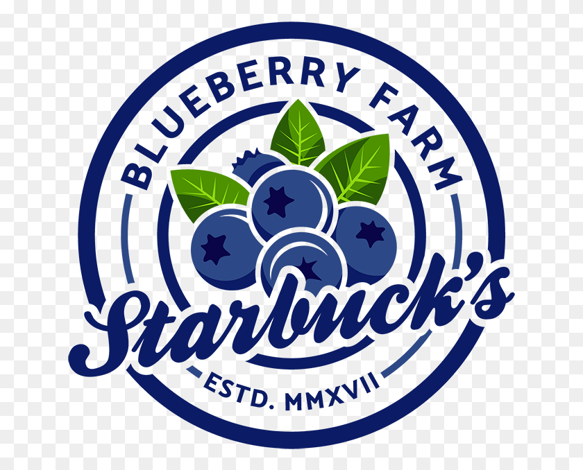 645x618 Логотип Фермы Черники, Растение, Фрукты, Еда Hd Png Скачать