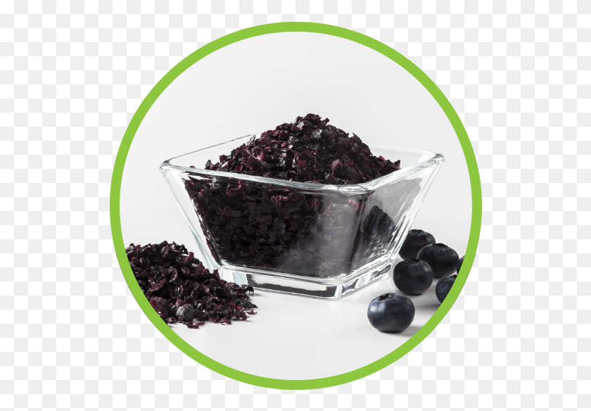530x524 Blueberry Fragments Md Circle Bilberry, Plant, Fruit, Food HD PNG Download