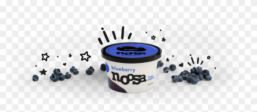 1540x603 Blueberry Thrills Noosa Yoghurt, Tape, Sweets, Food HD PNG Download