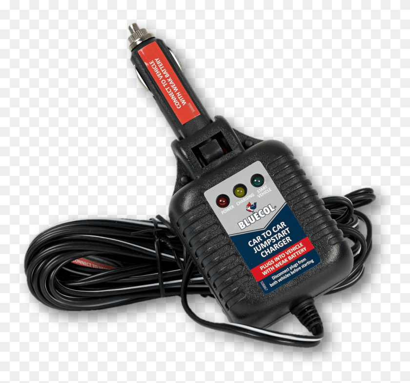1038x964 Bluecol Car To Car Jumpstart Charger Adapter, Plug HD PNG Download