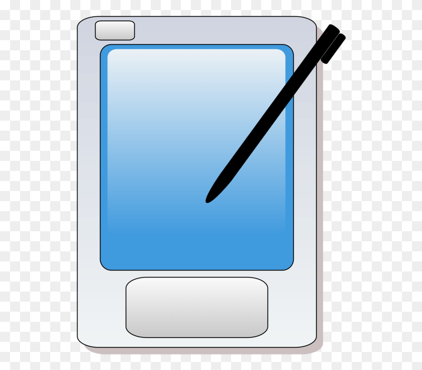 538x676 Bluecomputer Iconangle Pda Clipart, Text, Electronics, Mobile Phone HD PNG Download