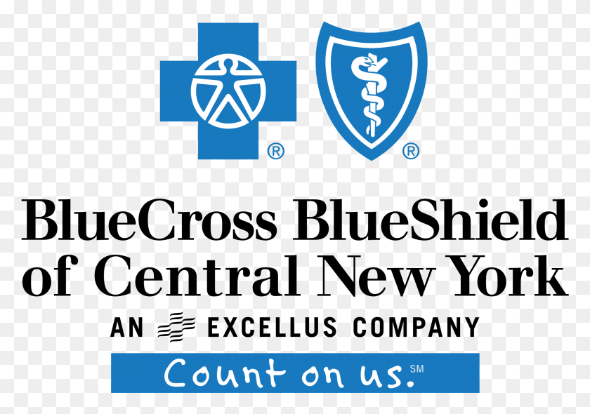 2191x1489 Bluecross Blueshield Of Central New York 01 Logo Blue Cross Blue Shield, Symbol, Trademark, Badge HD PNG Download