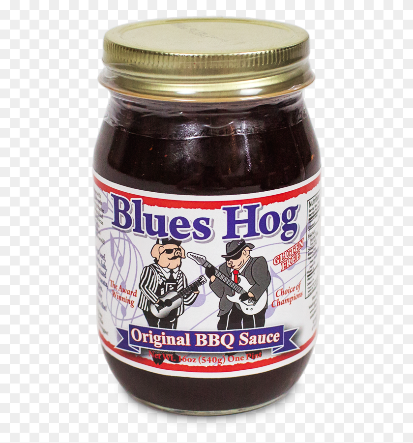 470x841 Descargar Png Blues Hog Original Bbq Salsa Blues Hog, Persona, Cerveza Hd Png