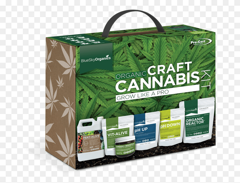 675x582 Bluesky Organics Craft Cannabis Kit Дерево, Бумага, Коробка, Растение Hd Png Скачать
