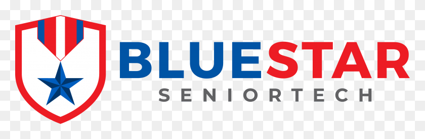 3274x908 Bluestar Seniortech Logo, Word, Text, Alphabet HD PNG Download