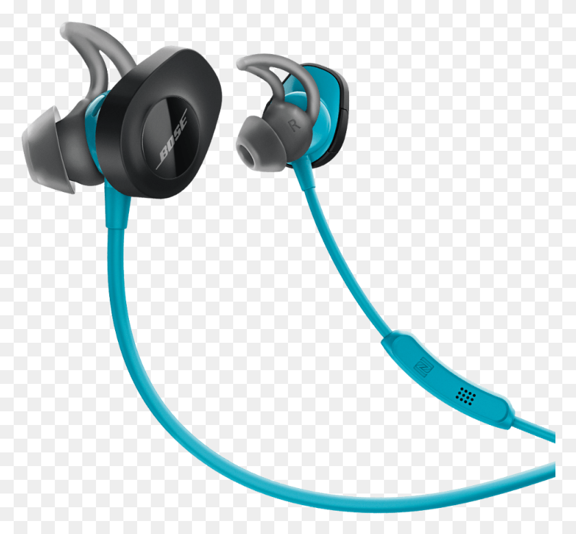 972x897 Bluetooth Amp Nfc Pairing Keep You Tangle Free Bose Bluetooth Headphones Sport, Electronics, Headset Hd Png Скачать