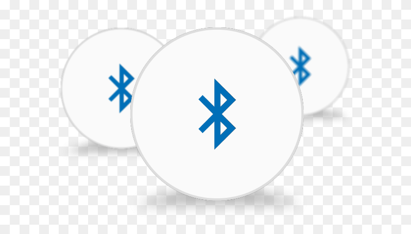 602x419 Descargar Png Bluetooth Beacons Circle, Símbolo, Logotipo, Marca Registrada Hd Png