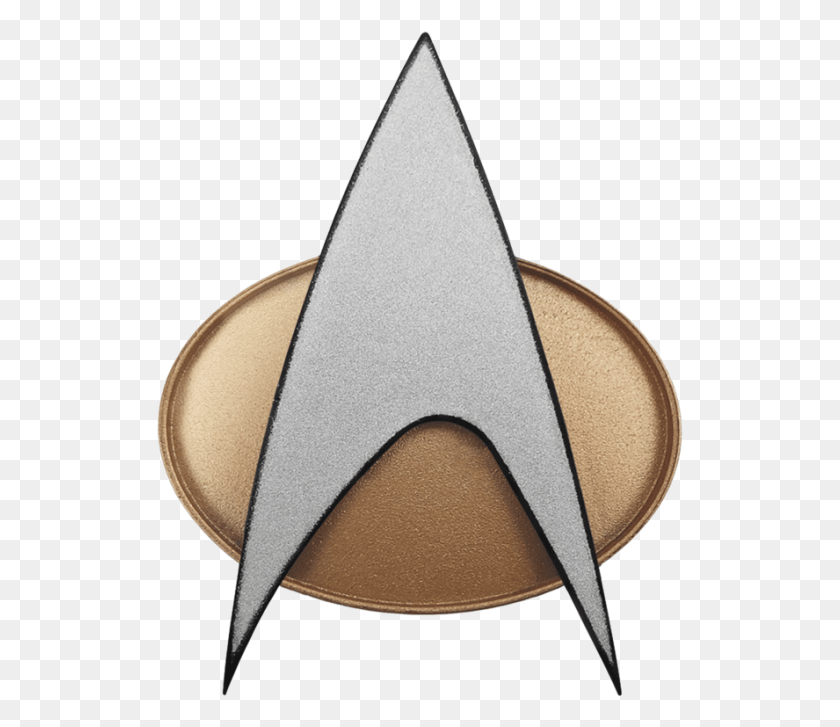529x667 Bluetooth Communicator Star Trek The Next Generation Star Trek Next Generation Badge, Symbol, Lamp, Logo HD PNG Download
