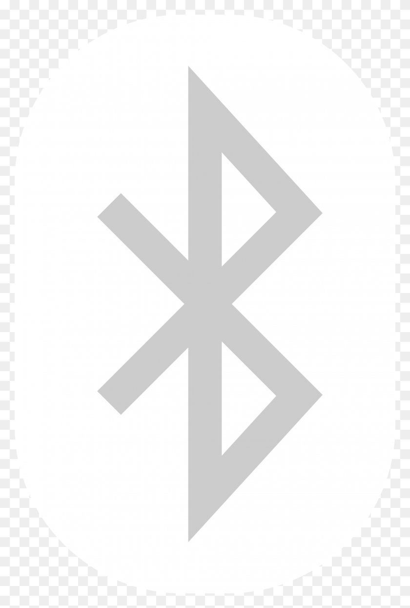2000x3040 Изображение Bluetooth Логотип Bluetooth Серый, Крест, Символ, Освещение Hd Png Скачать