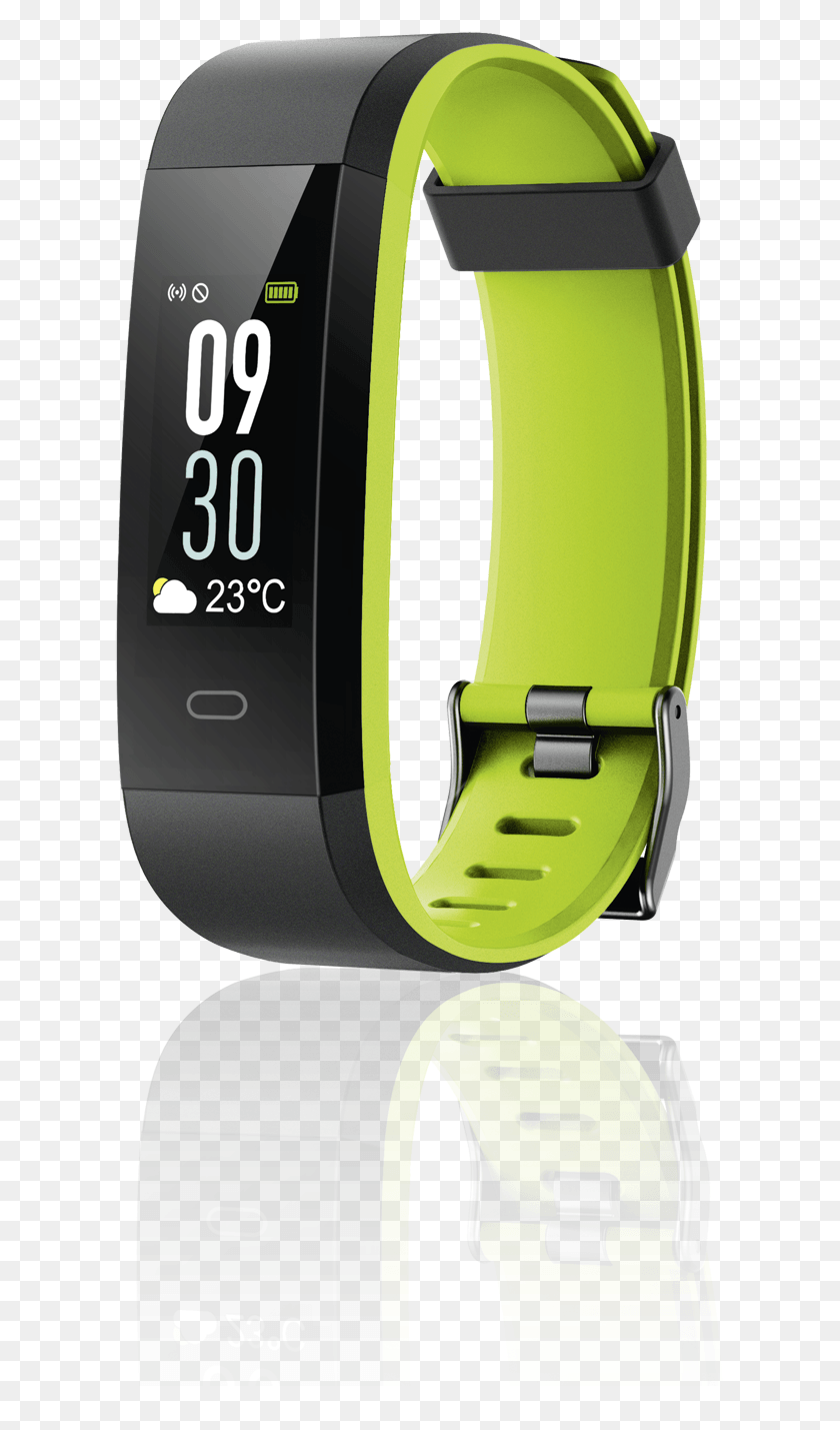 611x1369 Bluetooth Low Energy Wearable Uses Sensors To Monitor, Digital Watch, Wristwatch, Helmet HD PNG Download