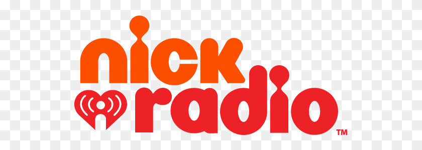 545x239 Descargar Png Borrosa Nick Radio Logotipo Iheartradio, Texto, Alfabeto, Símbolo Hd Png