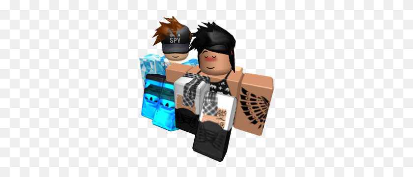 276x300 Blushing Roblox Robloxgfx Freetoedit Cute Roblox Couples, Person, Human, Clothing HD PNG Download