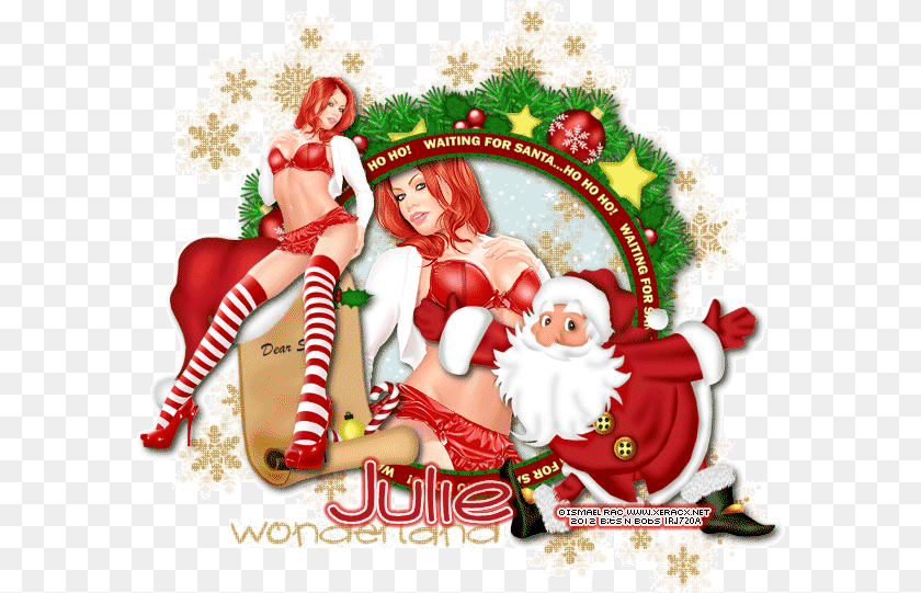 592x541 Bnb Tutorials Waiting For Santa Animated Gif Santa Transparent Background, Elf, Person, Adult, Female PNG