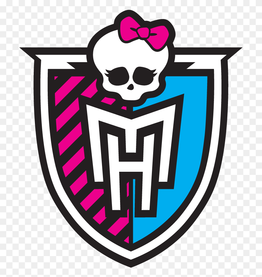 717x827 Bnib Lot Of 2 Rare Monster High First Wave Frankie Printable Monster High Logo, Armor, Shield, Sunglasses HD PNG Download