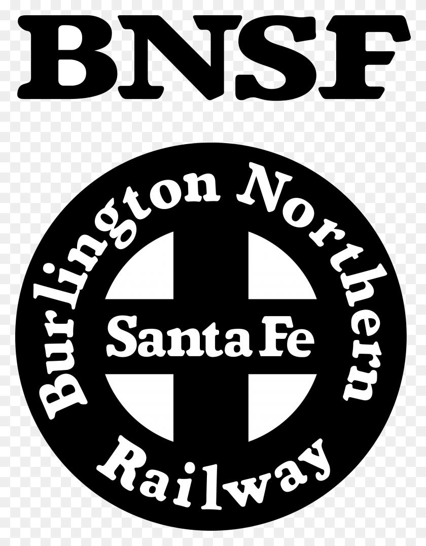 2400x3128 Bnsf Logo Transparent Burlington Northern Santa Fe Logo, Label, Text, Symbol HD PNG Download