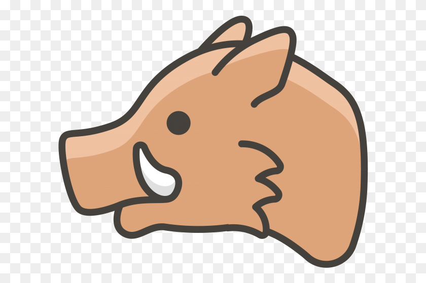 612x499 Boar Emoji Icon, Piggy Bank, Mammal, Animal HD PNG Download