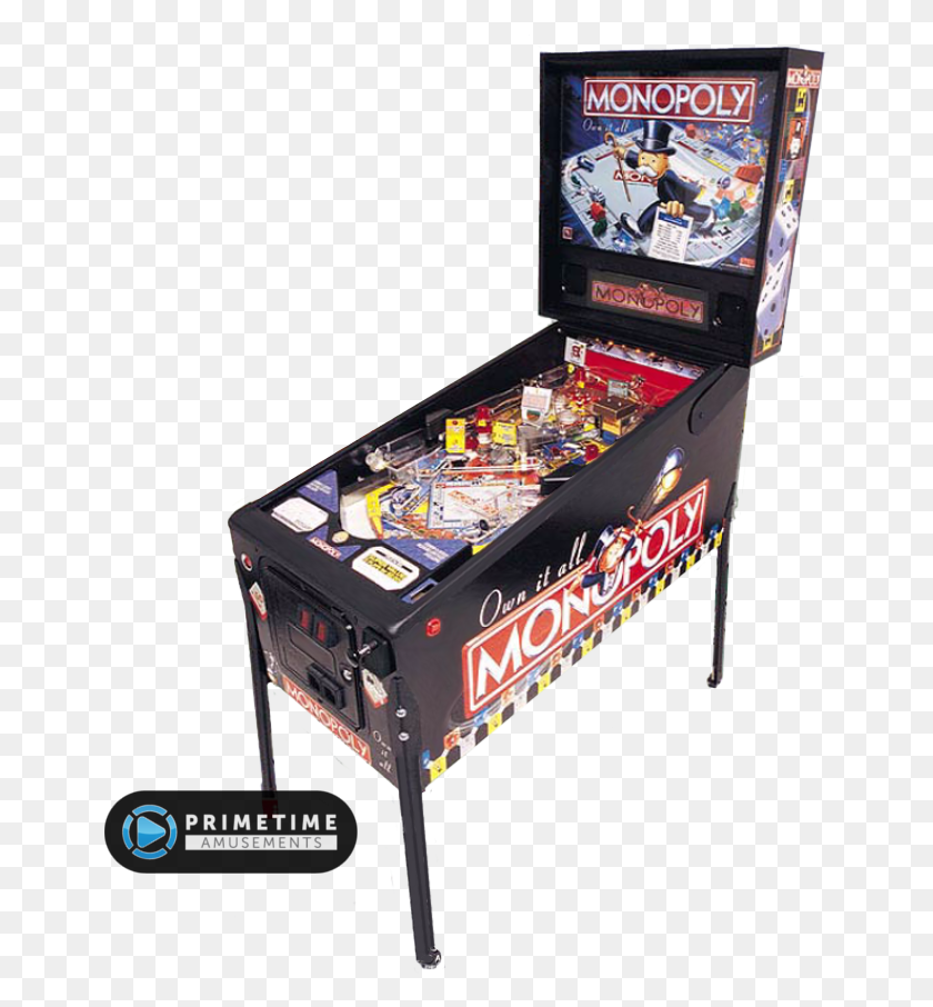 653x846 Board Games Flipper Monopoly, Arcade Game Machine, Monitor, Screen HD PNG Download