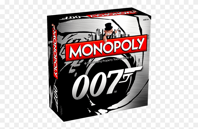 444x487 Board Games Monopoly James Bond, Advertisement, Person, Human HD PNG Download