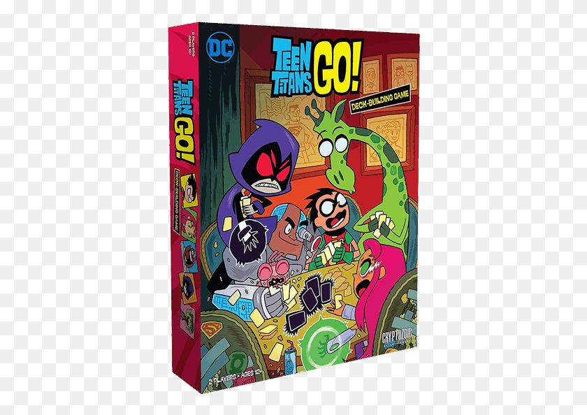 362x534 Board Games Teen Titans Go Deck Building Game, Label, Text, Poster HD PNG Download