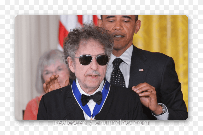 783x499 Bob Dylan, Premio Nobel De La Paz, Corbata, Accesorios, Gafas De Sol Hd Png