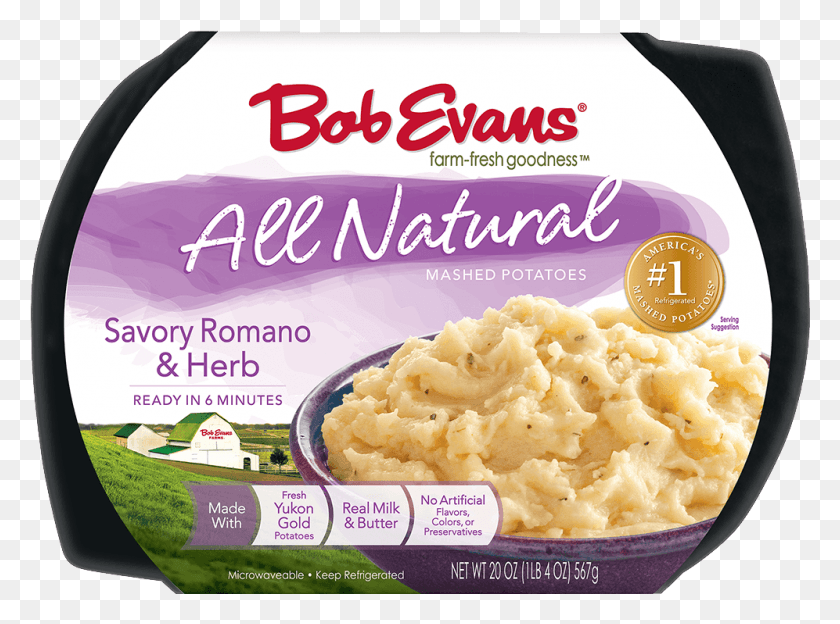 997x722 Bob Evans Natural Savory Romano And Herb Mashed Potatoes Bob Evans Potatoes, Mashed Potato, Food, Plant HD PNG Download