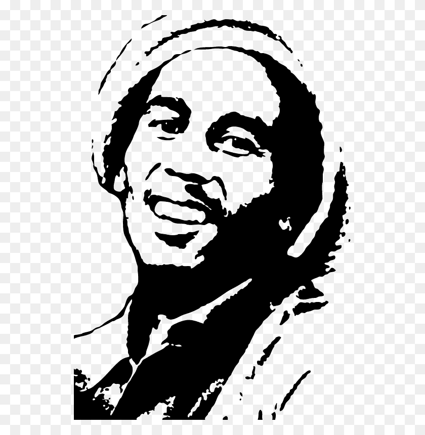547x800 Bob Marley Silhouette Painting Andrew Braswell Pictures Bob Marley Clipart, Stencil, Person, Human HD PNG Download