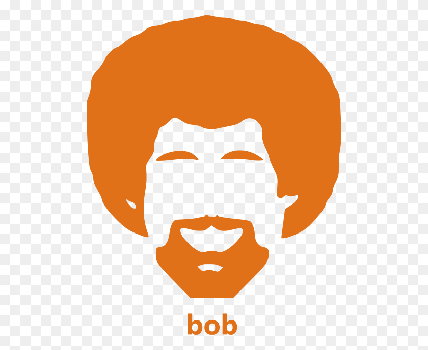 500x628 Bob Ross Central Catholic Ultimate Frisbee, Head, Face, Person HD PNG Download