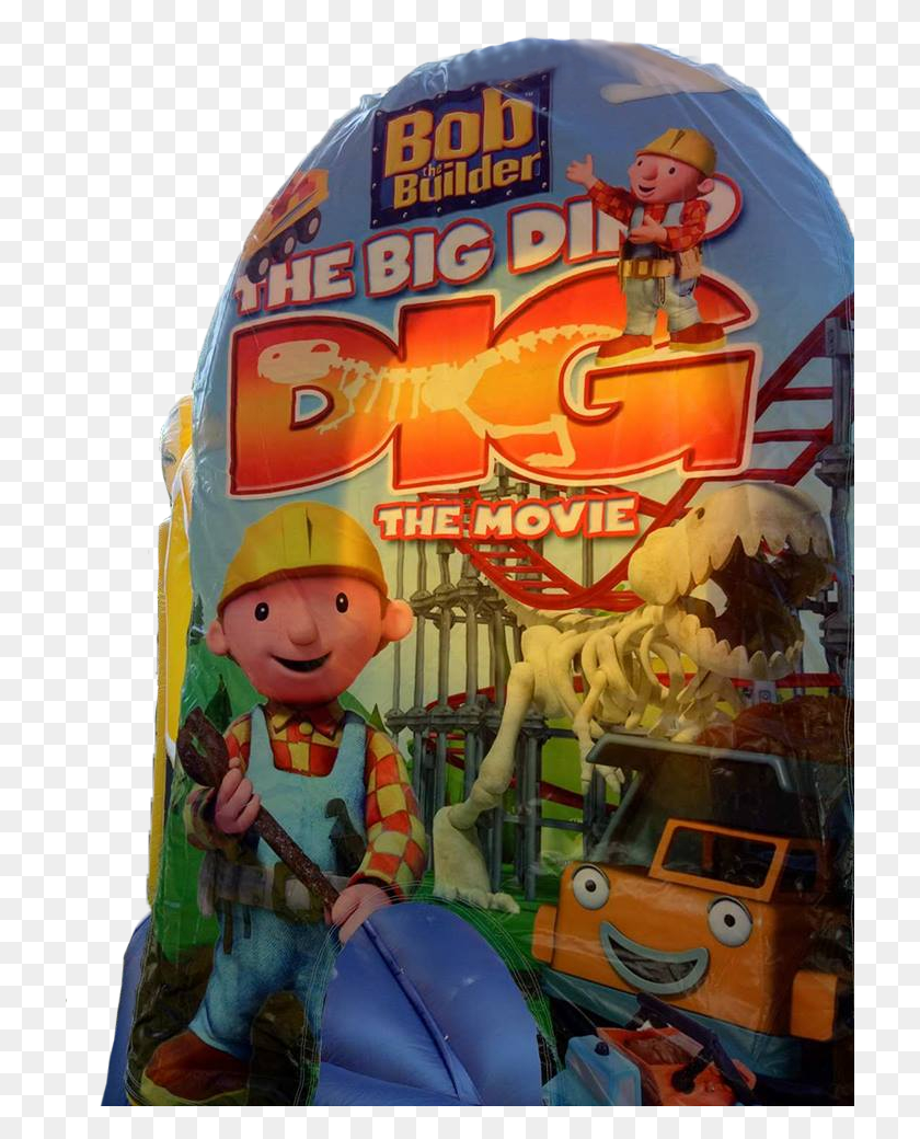 721x980 Bob The Builder Big Dino Dig Movie, Person, Human, Inflatable HD PNG Download