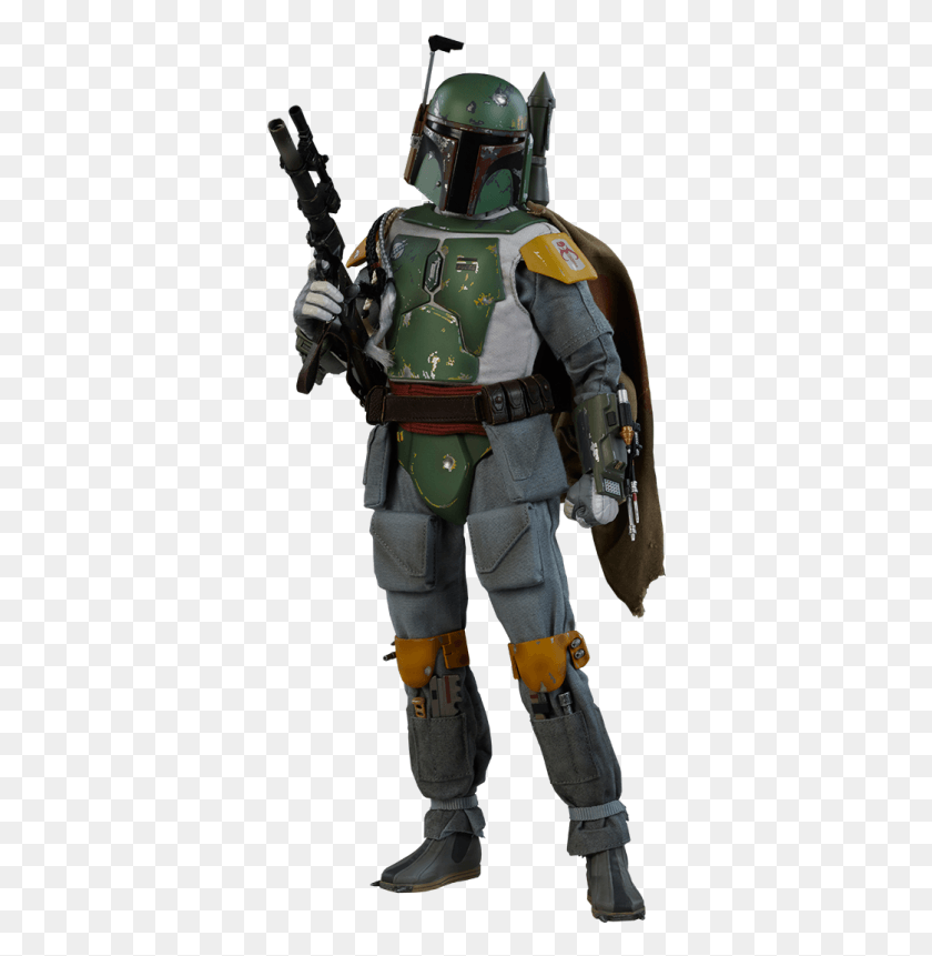 360x801 Boba Fett Boba Fett With White Background, Helmet, Clothing, Apparel HD PNG Download