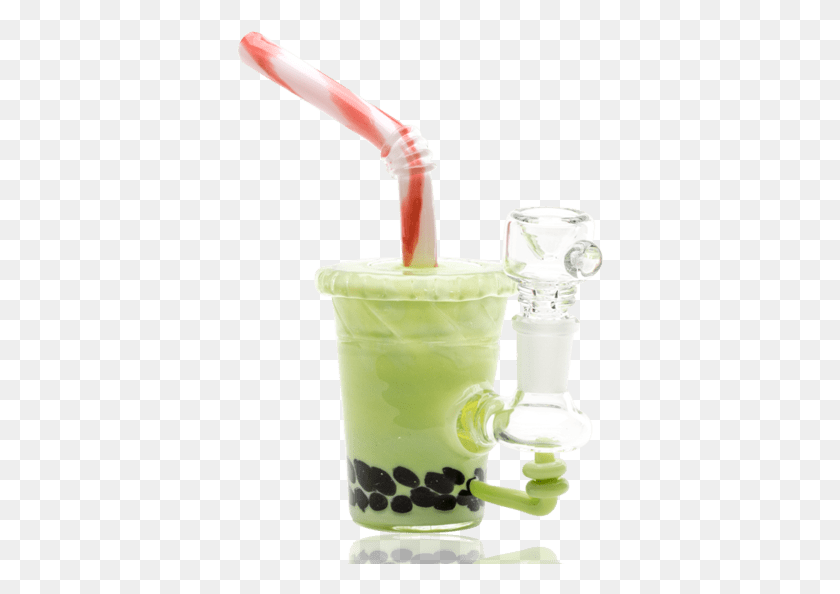367x534 Boba Tea Custom Mini Rig Water Bubbler By Empire Glassworks Bubble Tea, Juice, Beverage, Drink HD PNG Download