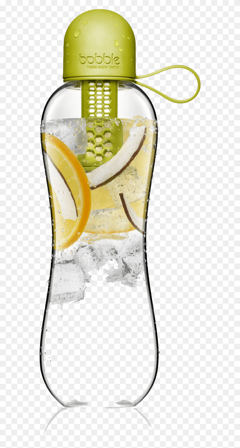 566x1504 Bobble Water Bottle Plus Illustration, Beverage, Drink, Glass HD PNG Download