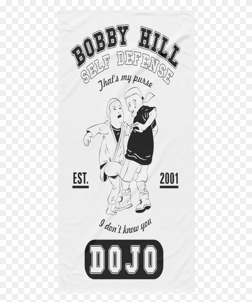 460x947 Bobby Hill That39s My Purse Beach Towel Bobby Hill Self Defense Dojo, Poster, Advertisement, Text HD PNG Download