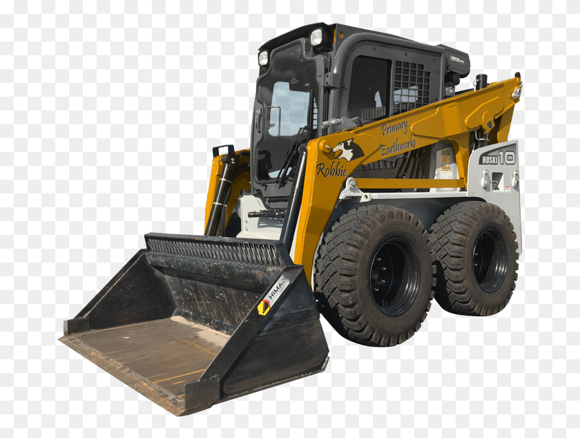 676x574 Bobcat Bulldozer, Wheel, Machine, Tractor HD PNG Download