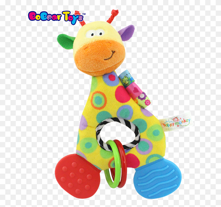 632x727 Bobeartoys Baby Bed Cartoon Stuffed Animal Rattle Baby Baby Teething Stuffed Animal, Toy, Doll, Plush HD PNG Download