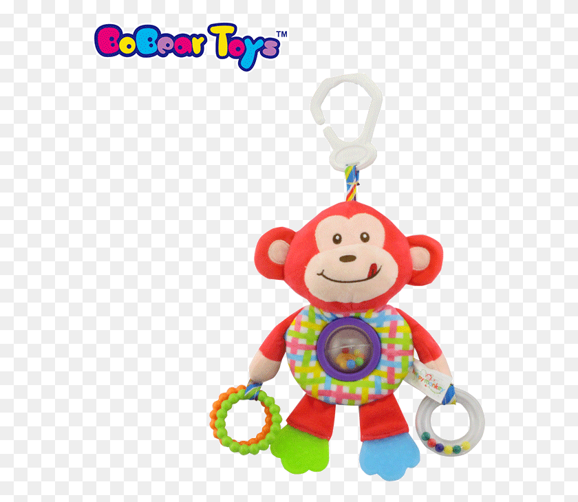 571x670 Bobeartoys Custom Soft Animal Monkey Plush Toy Teether Toy, Rattle, Elf HD PNG Download
