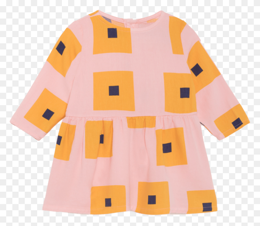 835x719 Bobo Choses Baby Princess Dress Squares Cardigan, Clothing, Apparel, Shirt HD PNG Download