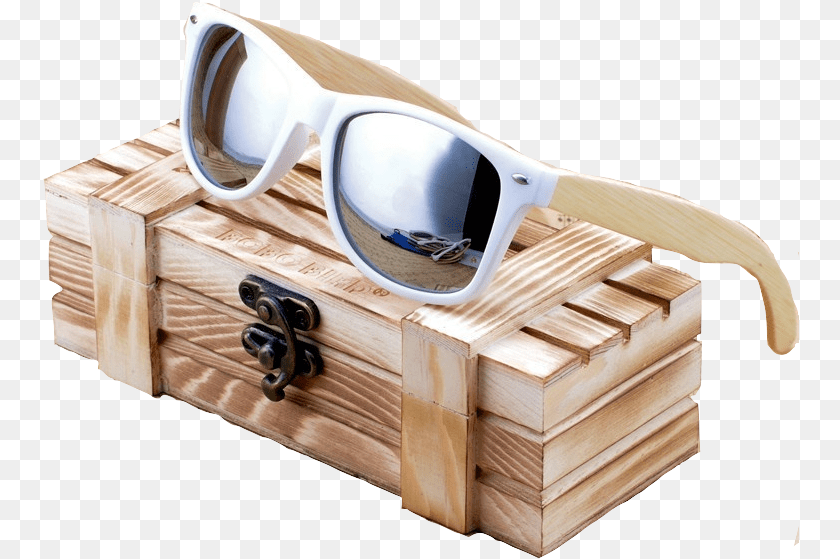 Bobobird Rectangular Oversized Bamboo Wood Polarized, Accessories, Glasses, Sunglasses, Box PNG