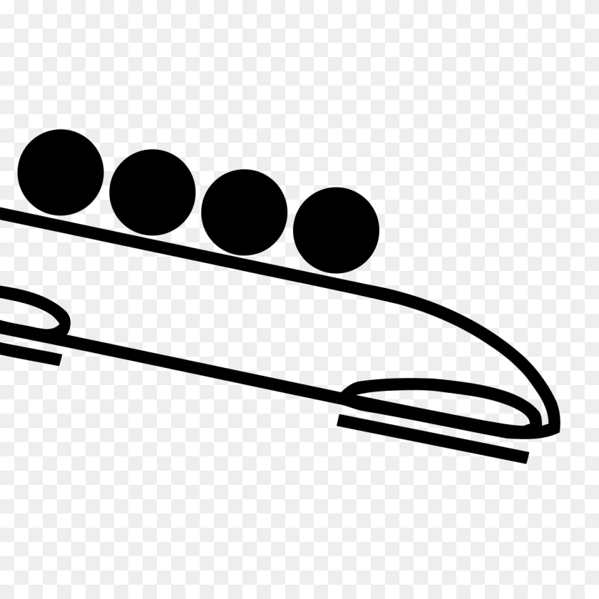 Bobsleigh, Gray Sticker PNG