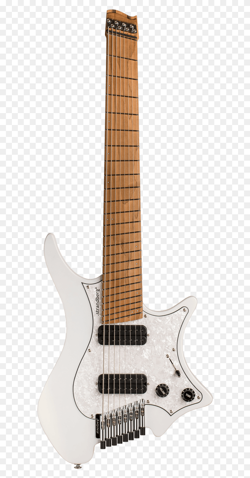 593x1546 Boden Classic 8 Ghost White Strandberg Classic, Guitar, Leisure Activities, Musical Instrument HD PNG Download