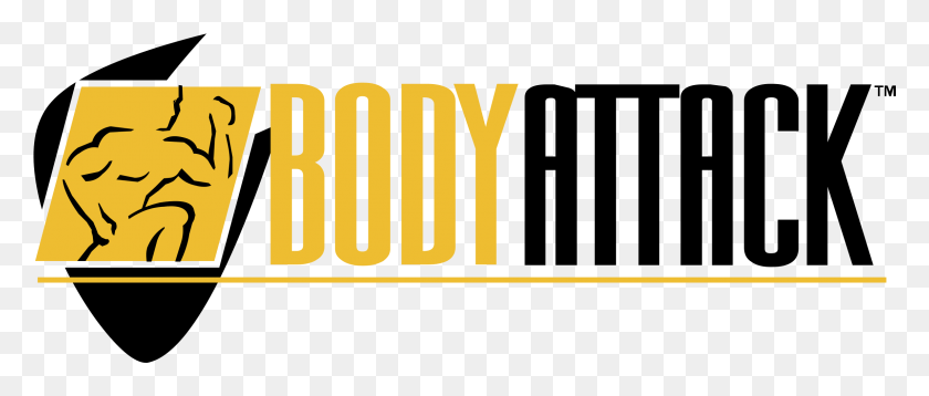 2382x913 Body Attack Logo Transparent Body Attack Logo Vector, Text, Number, Symbol HD PNG Download
